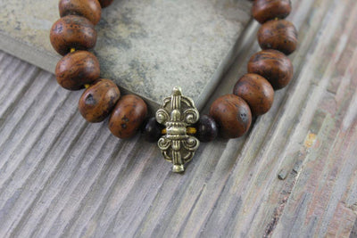 Jewelry,Tibetan Style Default Dorje Bodhi Seed Wrist Mala wm168