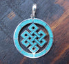 Jewelry,Tibetan Style,Under 35 Dollars Default Turquoise Knot Pendant jp154
