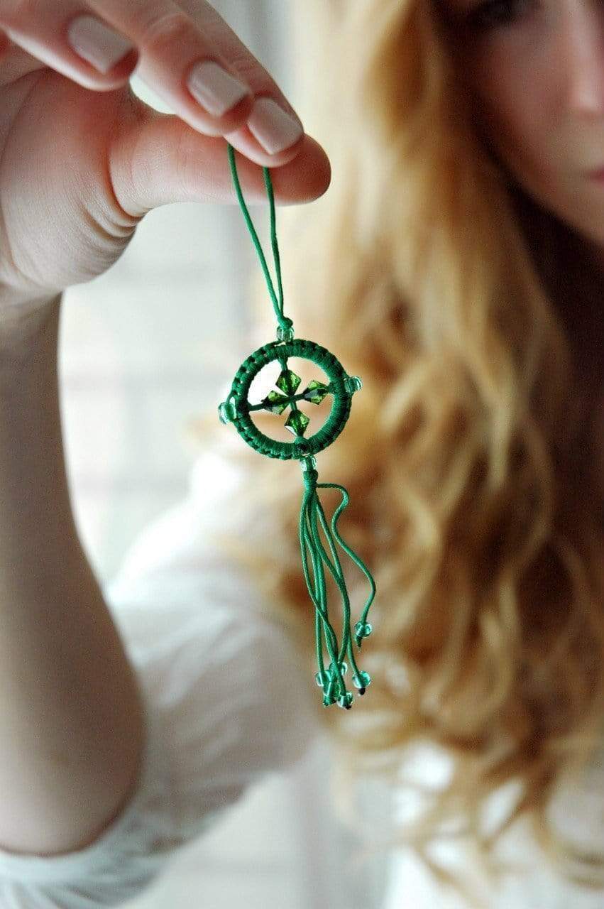 Mala Beads, Accessories Handmade Crystal Mala Jewels or Car Mirror Dorje