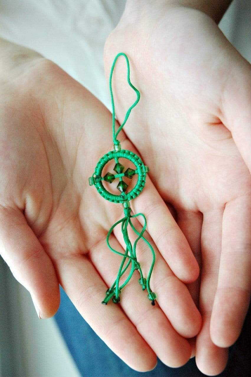 Mala Beads, Accessories Handmade Crystal Mala Jewels or Car Mirror Dorje