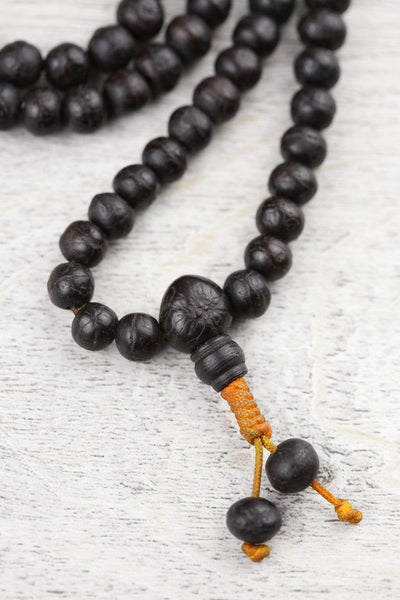 Mala Beads Aged Dark Bodhi Mala ML796