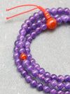 Mala Beads Amethyst and Carnelian 108 Mala ML615