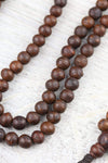 Mala Beads Antique Dark Bodhi Seed Mala ML795