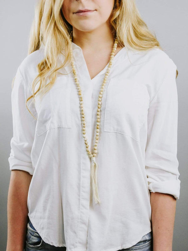 Beautiful 108 Bead Naga Shell Mala - DharmaShop
