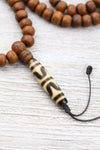 Mala Beads Bodhi and Tiger Dzi Enlightenment Mala ML744