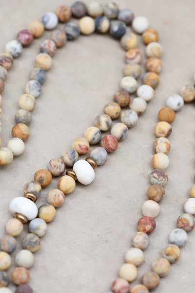 Mala Beads Conch Shell Dharma Mala ML705