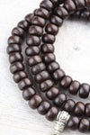 Mala Beads Dark Bodhi Mantra Dzi Mala ML726