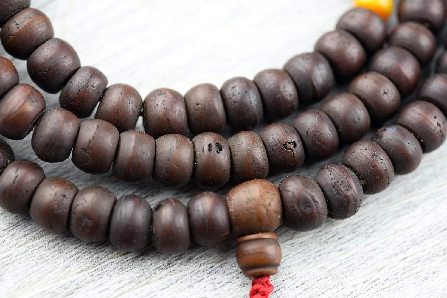 Bodhi Seed and Amber Mala