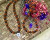 Mala Beads Default Rudraksha and Smoky Quartz Mala ml222