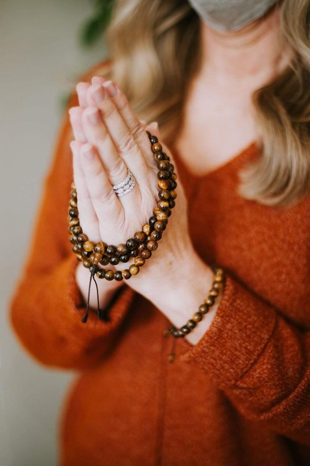 Mala Beads Default Tiger Eye Mala ml013