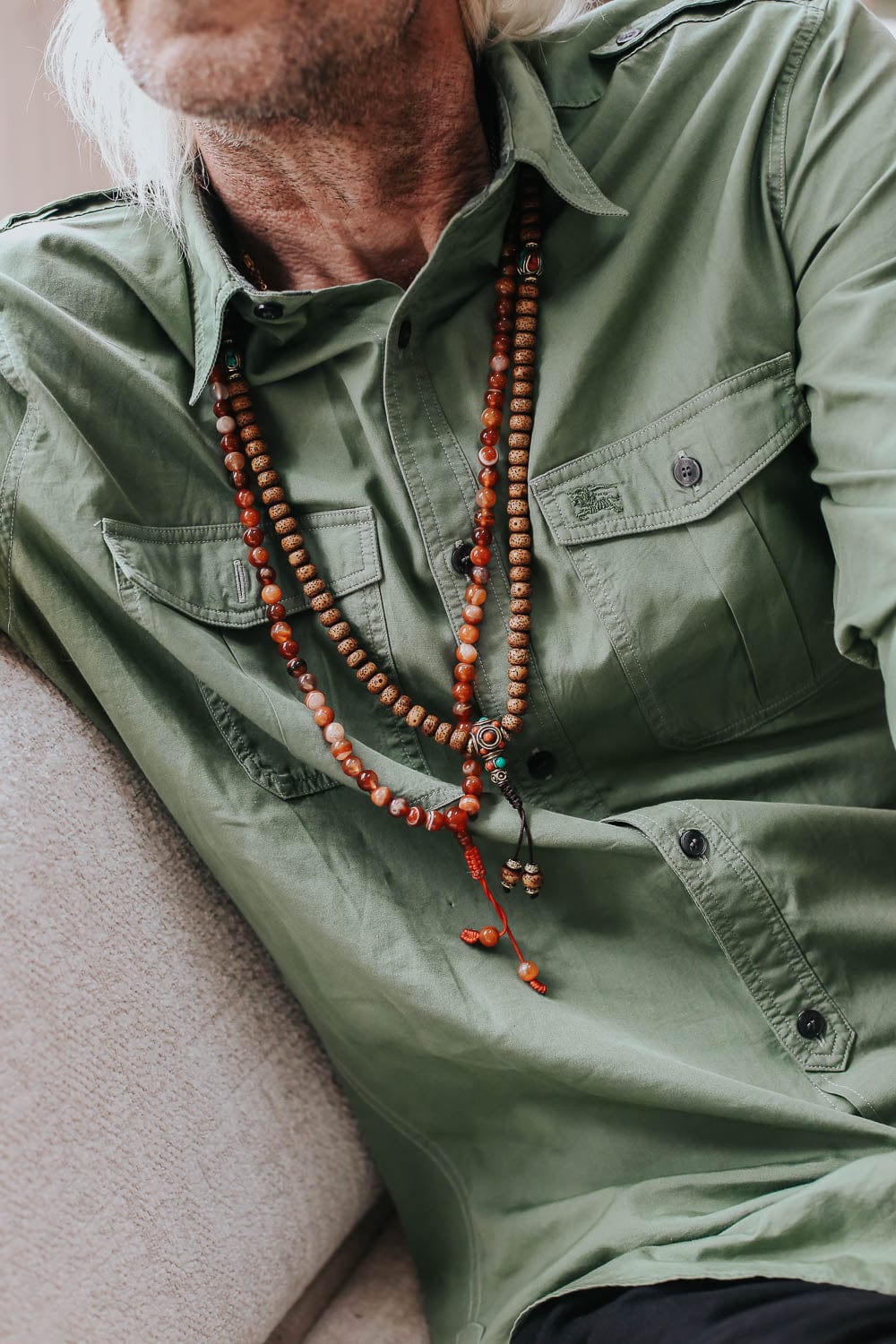 Mala Beads Divine Rebirth Lotus Seed Mala ML601