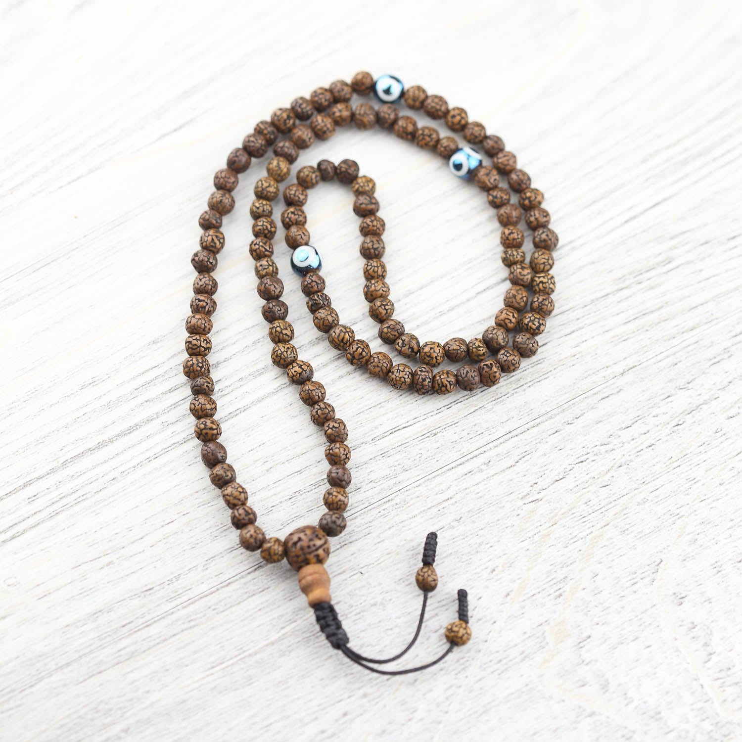 Mala Beads Evil Eye Rudraksha Protection Mala ML884