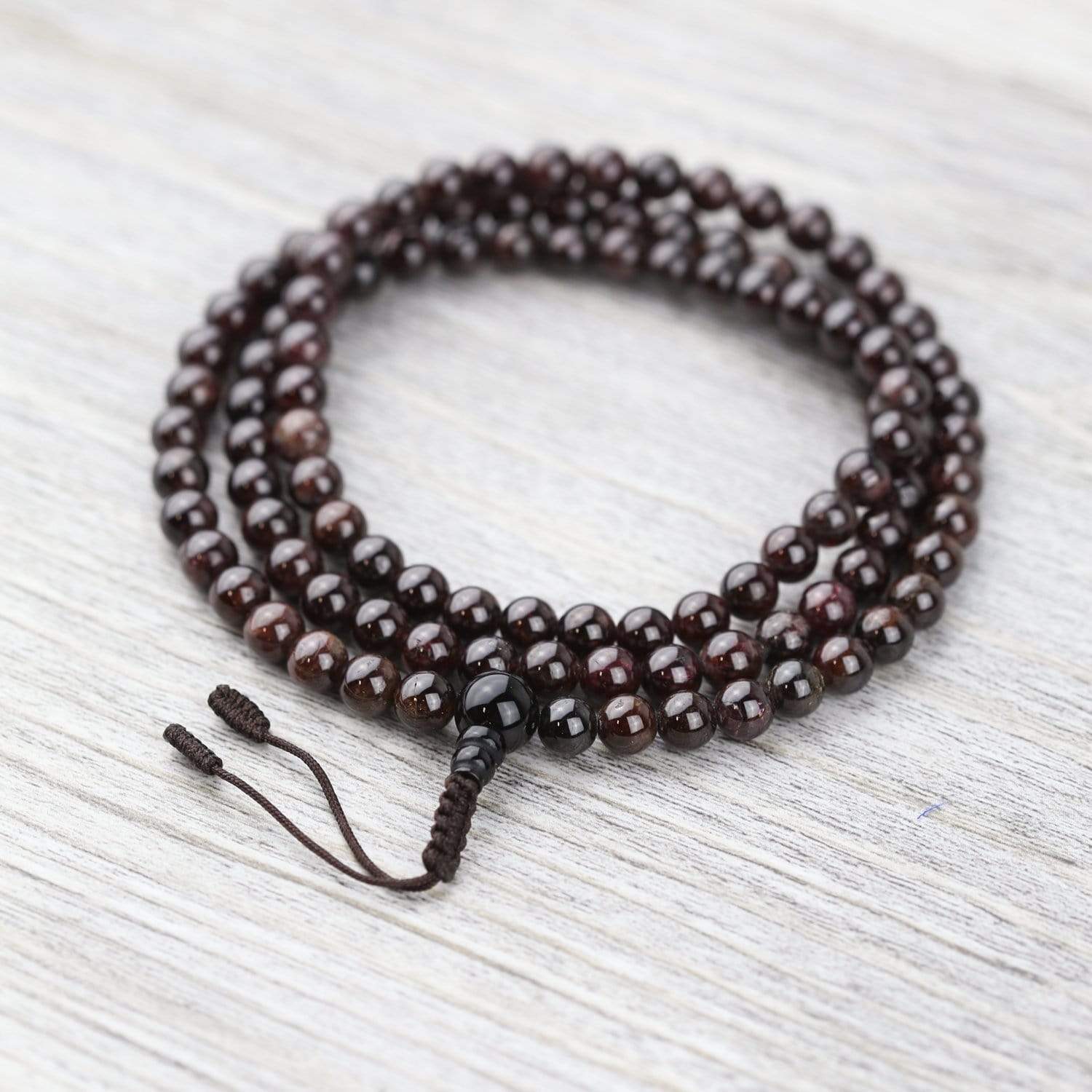 Mala Beads Garnet Manifestation Mala ML675
