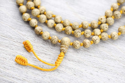 Hand Knotted Lotus Seed Mala