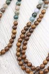 Mala Beads Healing Wood Protection Mala ML855