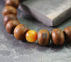 Mala Beads,Jewelry,New Items Default Adjustable Bodhi Amber Wrist Mala wm179