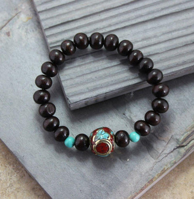 Mala Beads,Jewelry,New Items Default Stunning Vintage Bead Tibetan Mala Bracelet wm185