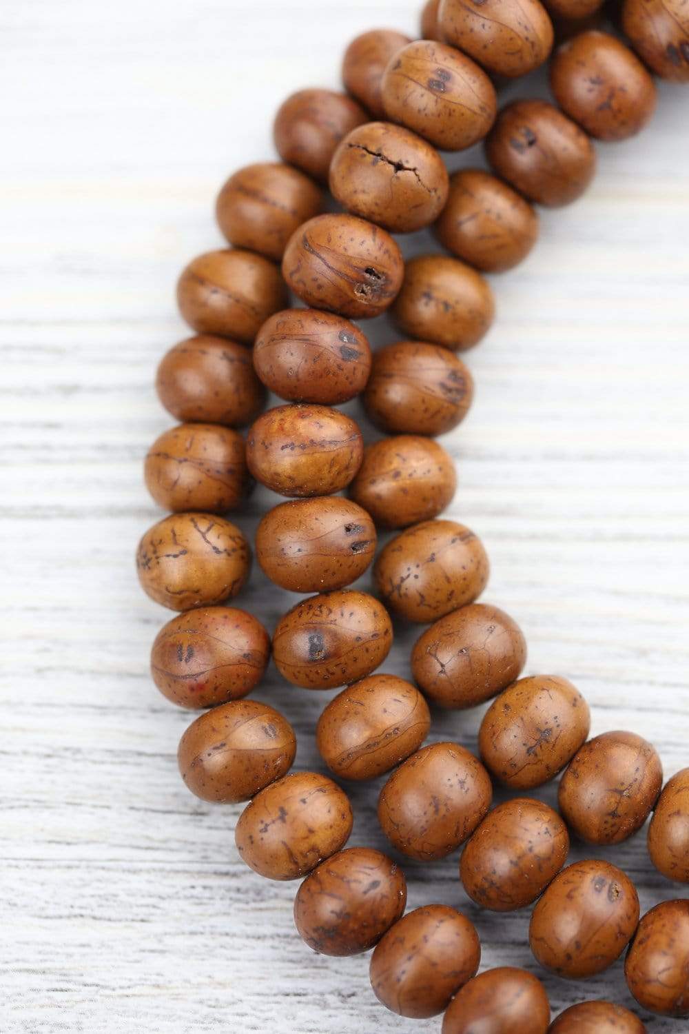 Old Babi Wood Mala Beads