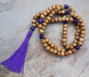 Mala Beads,New Items,Gifts Default Sandalwood and Amethyst Mala ml209