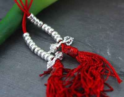 Mala Beads,New Items,Tibetan Style,Men's Jewelry Default Sterling Silver Mala Counters ml145