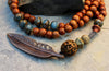 Mala Beads,New Items,Women Default Spirit of the Sky Thai Rosewood Mala ml451