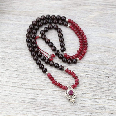 Mala Beads Root Chakra Tibetan Gau Mala ML708