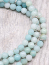 Mala Beads Soothing Sky Blue Amazonite Mala ML659