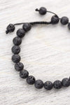 Mala Beads Stabilizing Lava Rock Mala & Bracelet Set