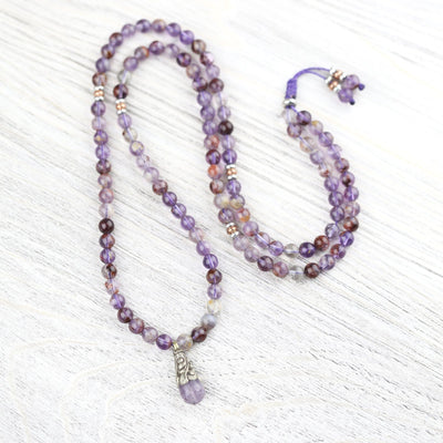 Mala Beads Super Seven Healing Protection Mala & Bracelet Set