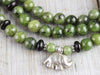 Mala Beads Tenderness and Strength Mala with Elephant Charm ML537