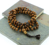 Mala Beads,Tibetan Style Default Hand Knotted Rudrashka 108 Bead Mala ml110