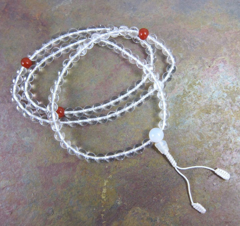 Crystal 108 Bead Mala DharmaShop