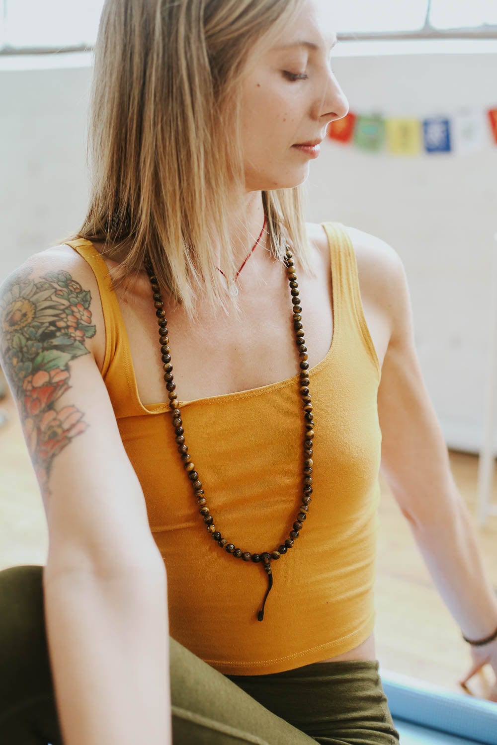 Mala Beads Tiger Eye Mala ml013