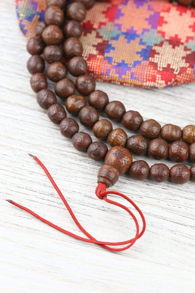Mala Beads Traditional Tibetan Antique Bodhi Mala ML714