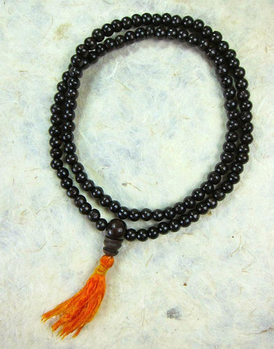 Mala Beads,Under 35 Dollars,Tibetan Style Default Little Red Wood Mala ml066