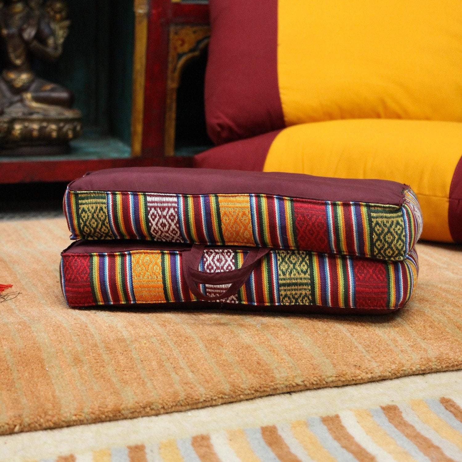 meditation gear Folding Tibetan Meditation Cushion