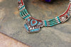 necklace Default 4 Strand Of Turquoise Traditional Tibetan Necklace jn302