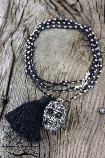 Necklaces Awareness of Life Skull Necklace JN664