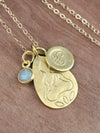 Necklaces Buddha and Om Charm Necklace JN742