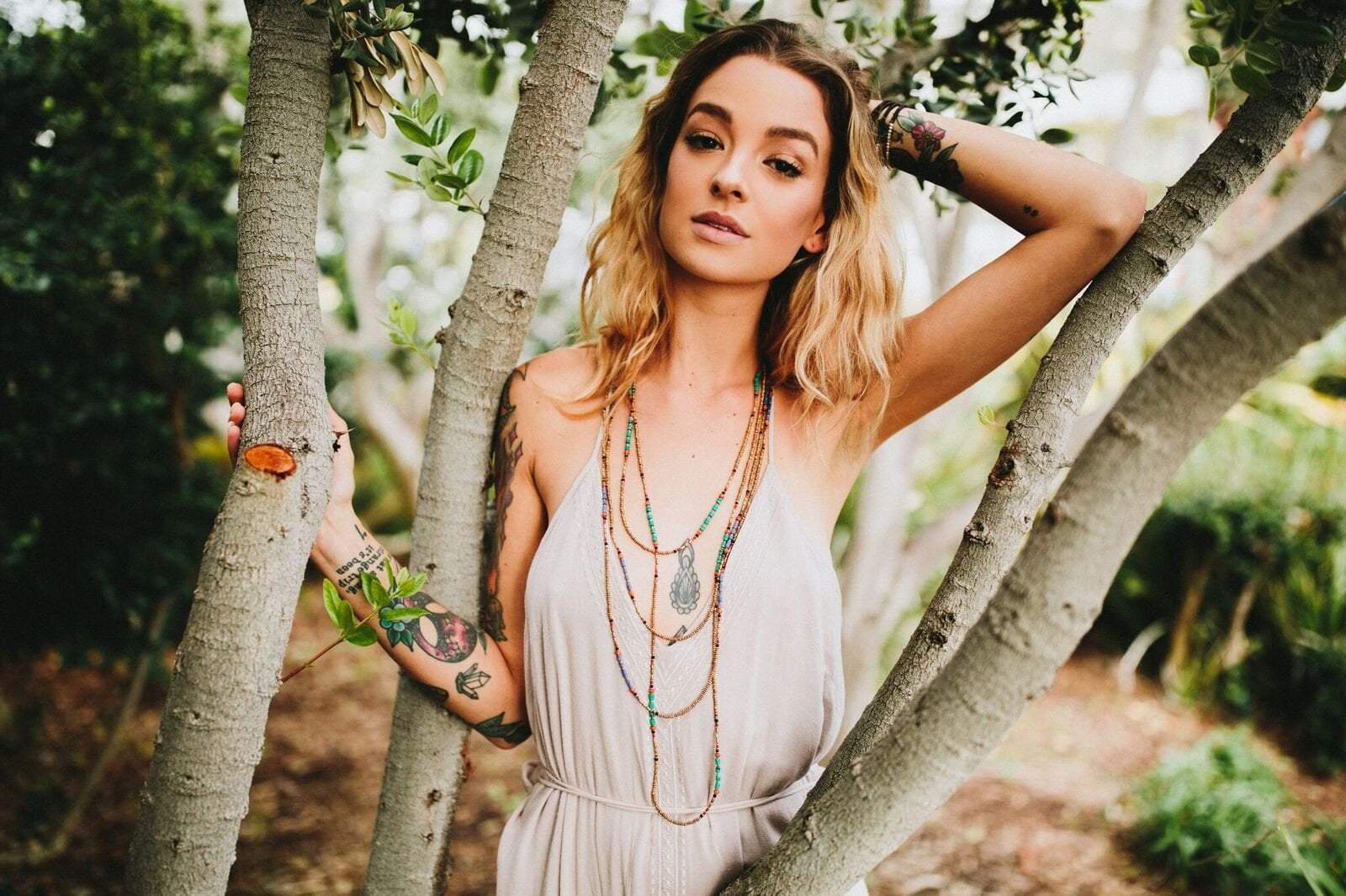 Necklaces Colorful Turquoise and Gold Wrap Necklace JN711