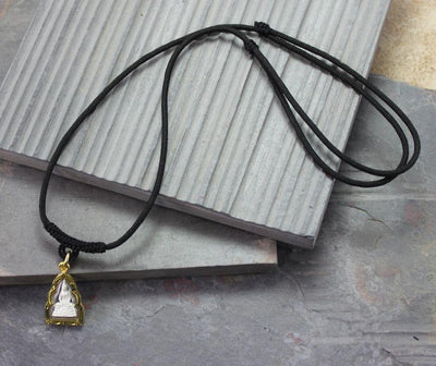 Necklaces Default Adjustable Thai Amulet Necklace for 1 Amulet 2mm jn123