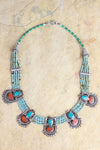 Necklaces Default Annapurna Turquoise Tibetan Necklace jn555