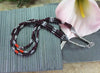 Necklaces Default Dharmashop Garnet and Sherpa Coral Necklace jn190