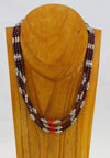 Necklaces Default Dharmashop Garnet and Sherpa Coral Necklace jn190