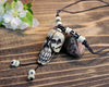 Necklaces Default Large Skull Head Necklace jn494