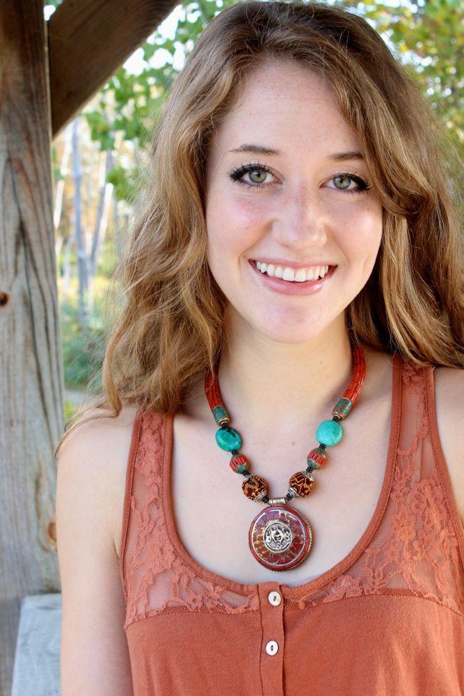 Necklaces Default One of a Kind Vintage Tibetan Necklace jn070