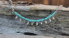 Necklaces Default Silver and Turquoise Light Necklace jn438