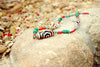 Necklaces Default Tibetan Dzi Necklace with Coral and Turquoise jn130