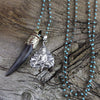 Necklaces Default Tibetan Horn and Buddha Necklace jn389
