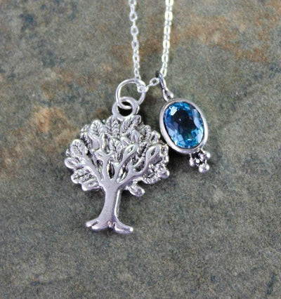 Necklaces Default Tree of Life and Topaz Necklace jn232